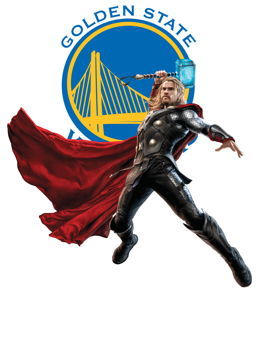 Golden State Warriors Thor Logo vinyl decal